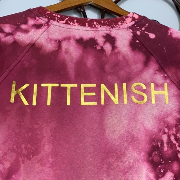 Kittenish tie dye crew neck sweatshirt - Picture 4 of 6